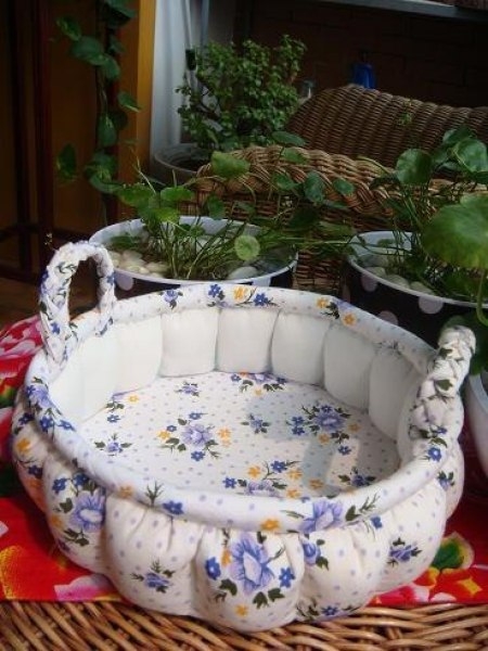 Текстильная корзинка. Мини МК по пошиву