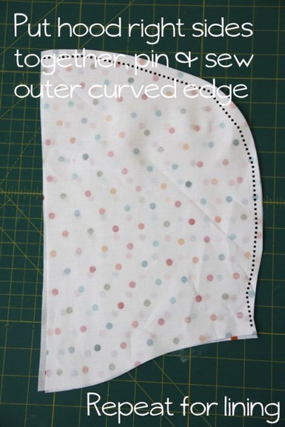 Шьем плащ-пончо для девочки