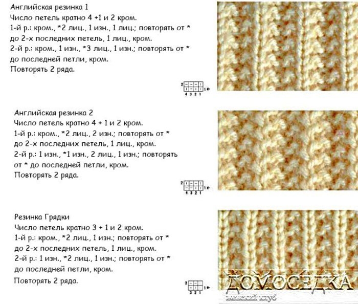РЕЗИНКИ СПИЦАМИ