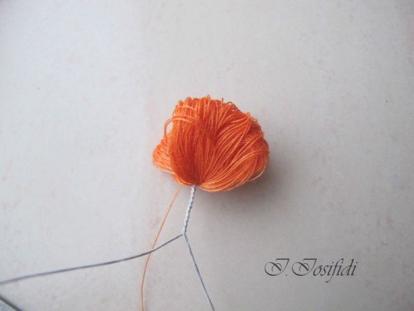 Роза Остина из полиэстра. Роза Остина из полиэстра.