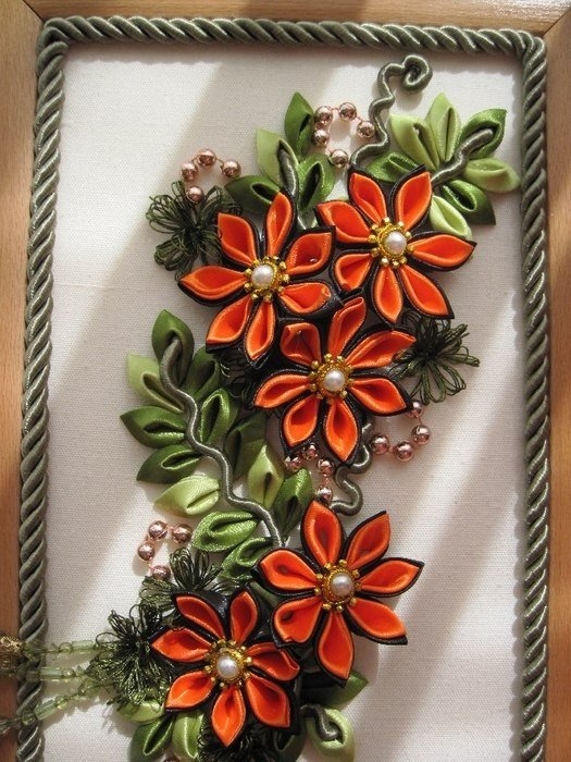 Вышивка лентами. ИДЕИ