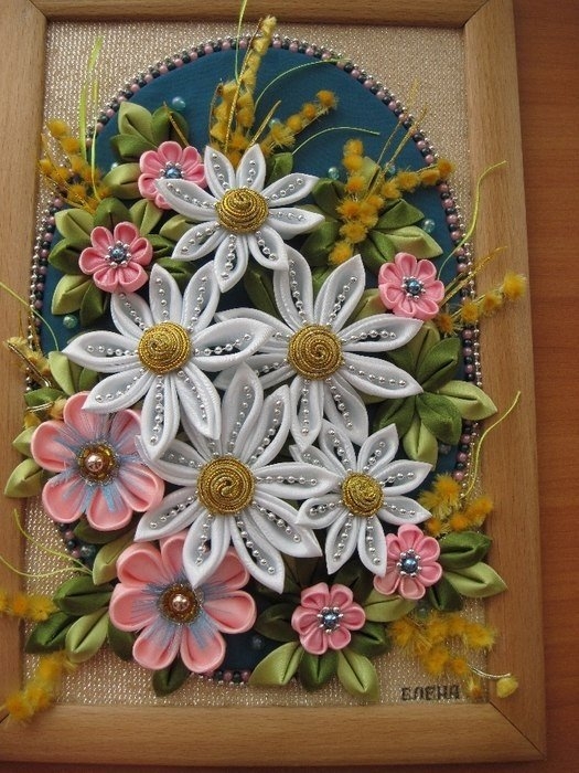 Вышивка лентами. ИДЕИ