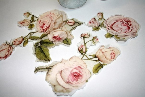 Ваза. Декупаж прозрачным моделирующим гелем