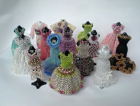 Бисерные мини-платья