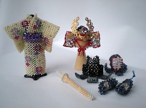 Бисерные мини-платья