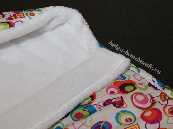 Шьем теплый конверт на выписку для новорожденных