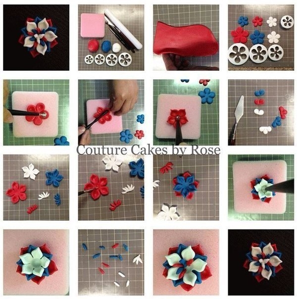 Лепим цветы.