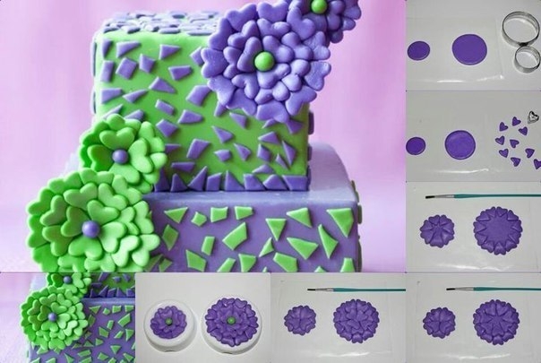 Лепим цветы.