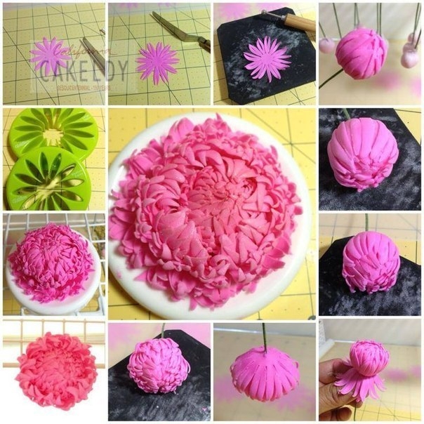 Лепим цветы.