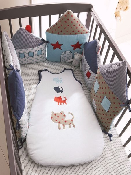 Домики для бортиков кроватки