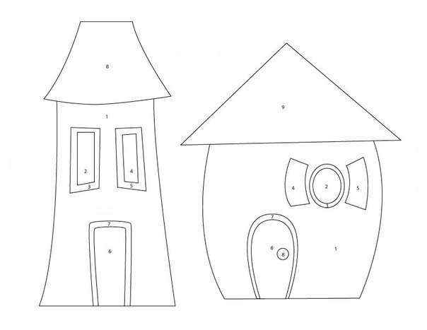 Домики для бортиков кроватки