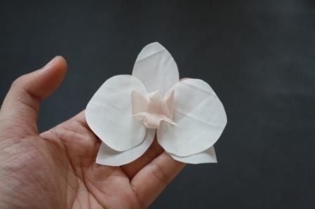 Элегантная орхидея из ткани от Eliza - Jewel Box Ballerina