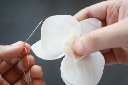 Элегантная орхидея из ткани от Eliza - Jewel Box Ballerina