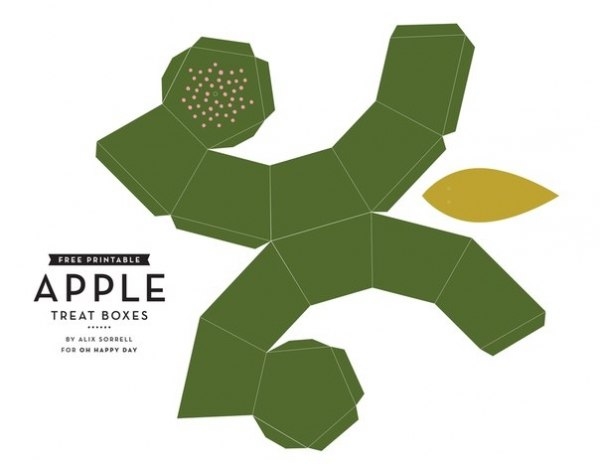 Коробочка яблоко Коробочка яблоко