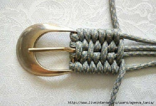 Как плести ремень Как плести ремень