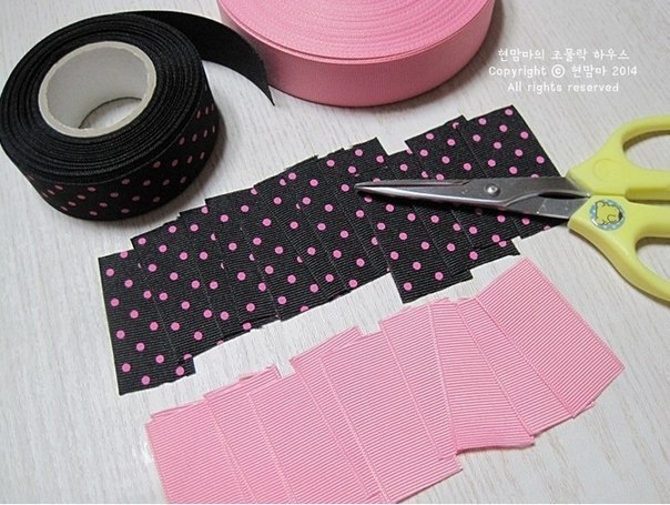 Цветочные резиночки для волос