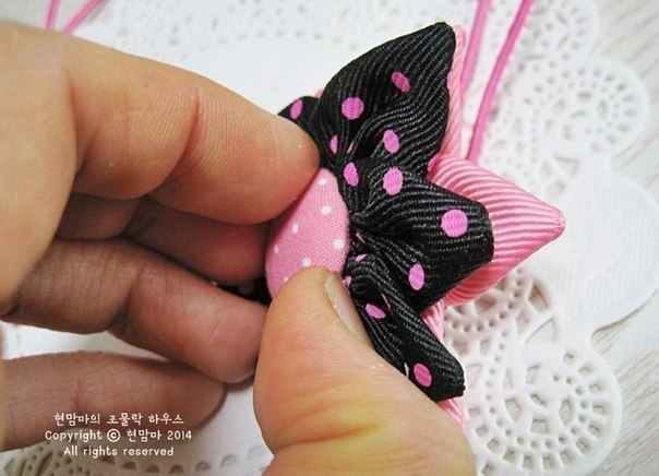 Цветочные резиночки для волос