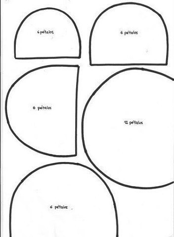 Декоративные подушки в форме цветка. Идеи+выкройка