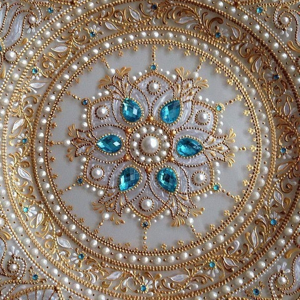 Потрясающие тарелочки с росписью