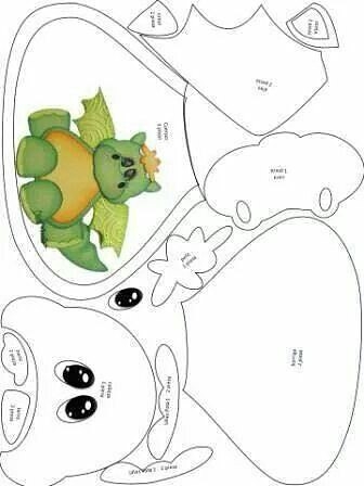 Дракончики из фетра.