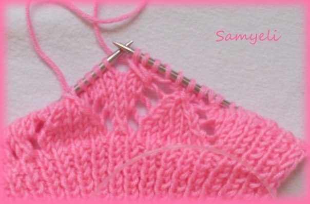 Интересный узор спицами. Мастер-класс Интересный узор спицами. Мастер-класс