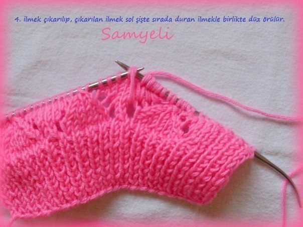 Интересный узор спицами. Мастер-класс Интересный узор спицами. Мастер-класс