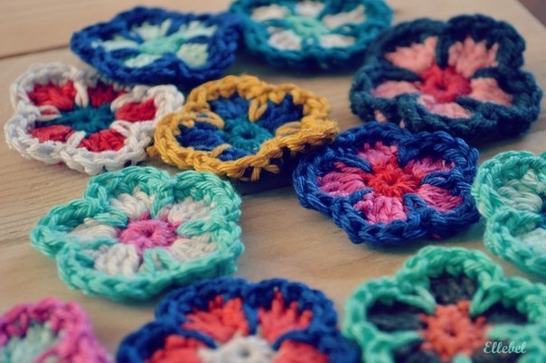 Вяжем цветочки. Мастер-класс