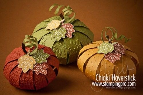 Бумажные тыковки