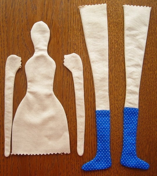 Кукла тильда в плаще. Выкройка и мастер-класс.