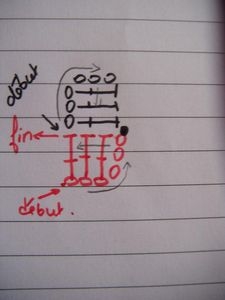 Диагональное вязание крючком.