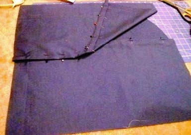 Декорируем подушку органзой