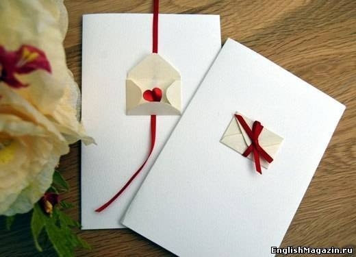 Делаем открытку с пожеланиями и признаниями