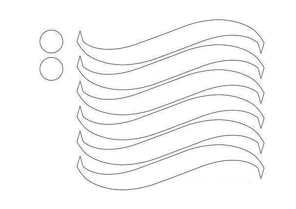 Аккуратный шарик из бумаги