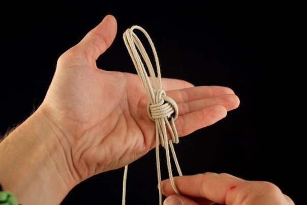 Плетение декоративного узла