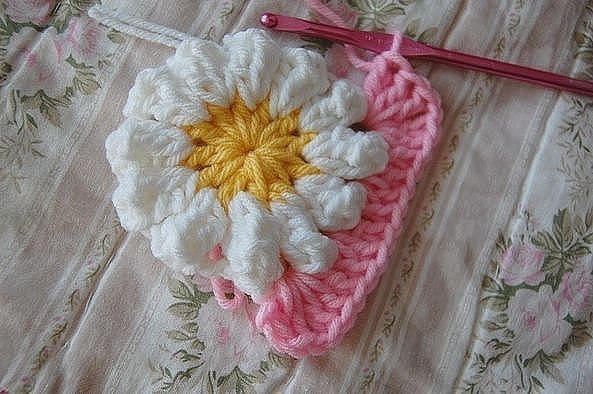 Мотив ромашка. Мастер-класс Мотив ромашка. Мастер-класс