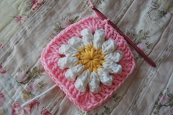 Мотив ромашка. Мастер-класс Мотив ромашка. Мастер-класс