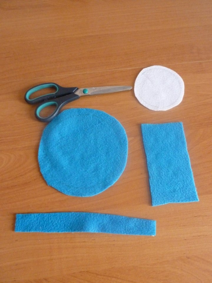 Снеговичок из флиса