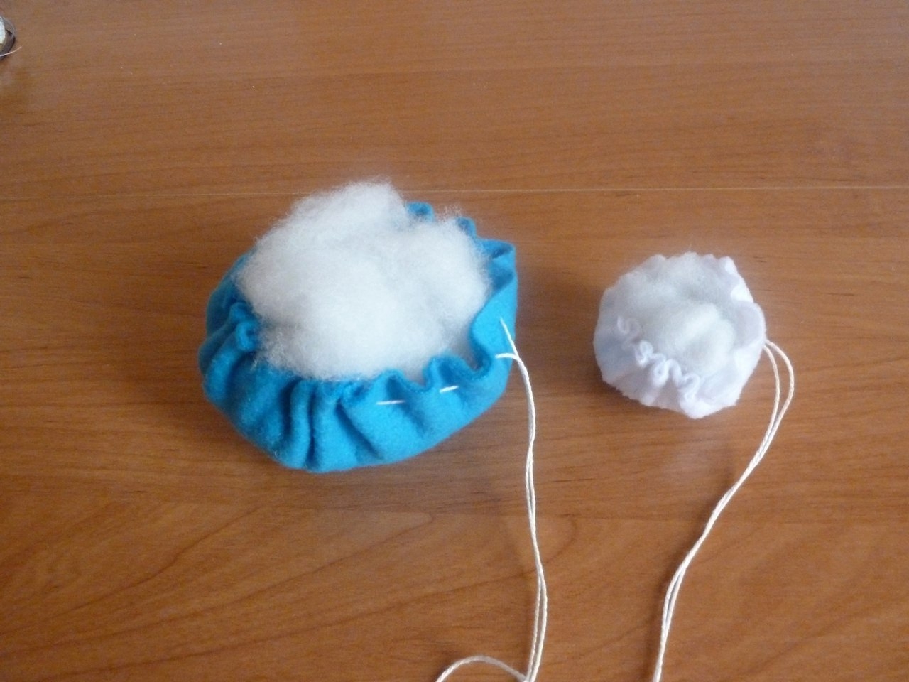 Снеговичок из флиса