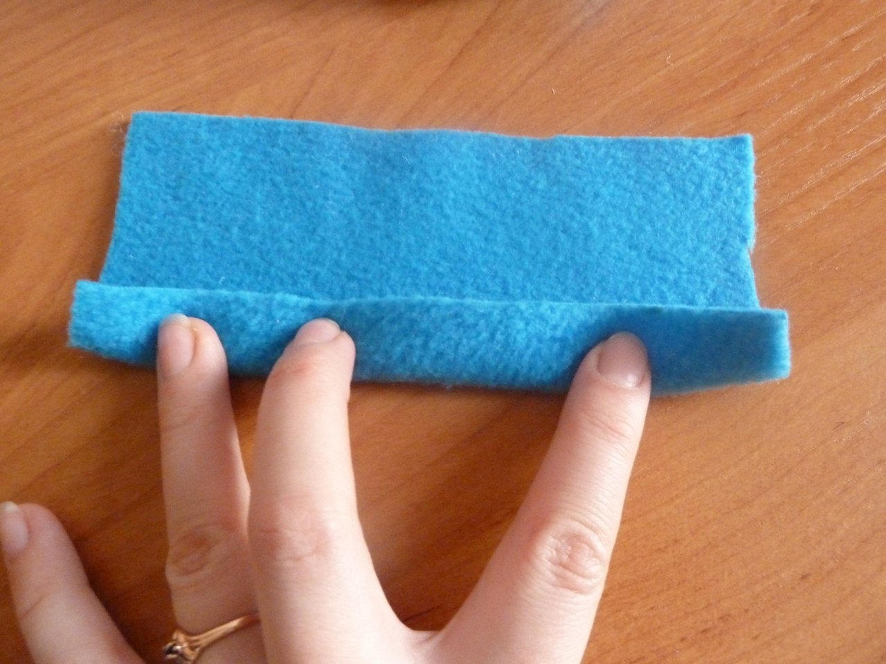 Снеговичок из флиса