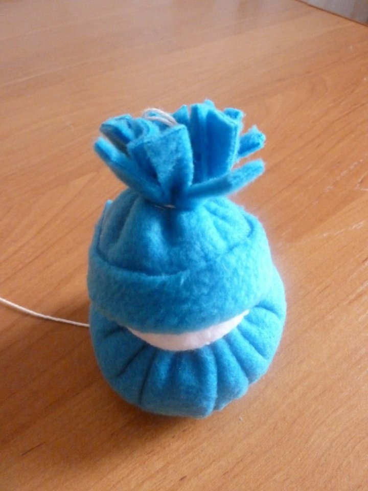 Снеговичок из флиса