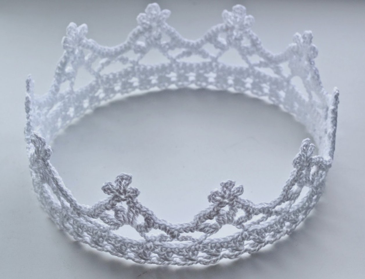 Корона крючком. Схема