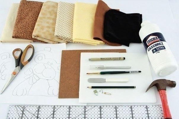 Пэчворк на пенопласте