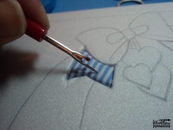 Пэчворк на пенопласте