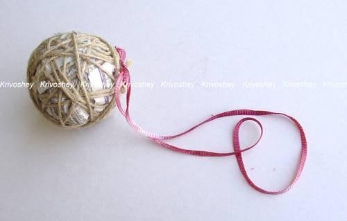 Шары для украшения из бумаги