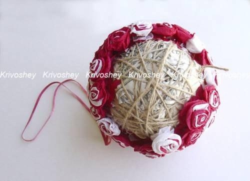 Шары для украшения из бумаги