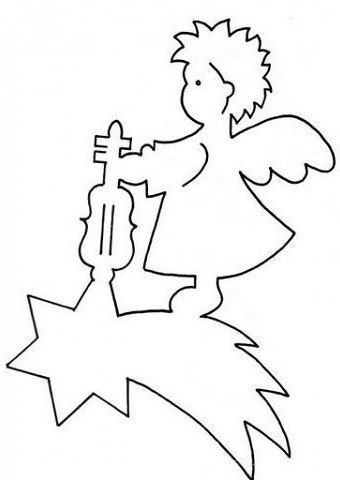 Рождественская подвеска из бумаги