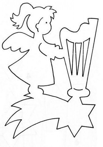 Рождественская подвеска из бумаги