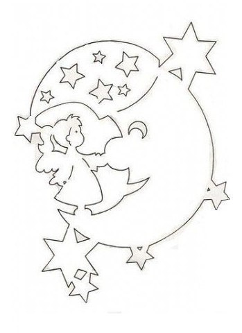 Рождественская подвеска из бумаги