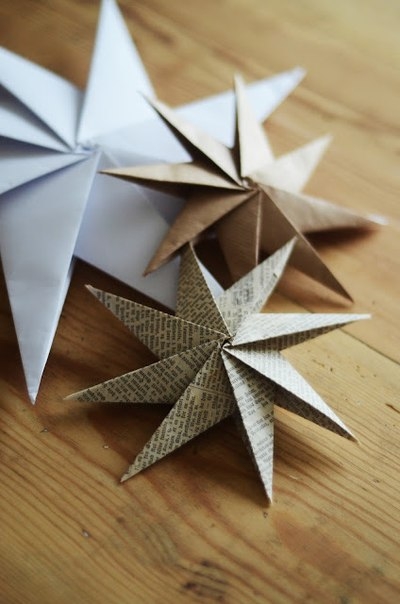 Звезда-оригами. Мастер-класс.