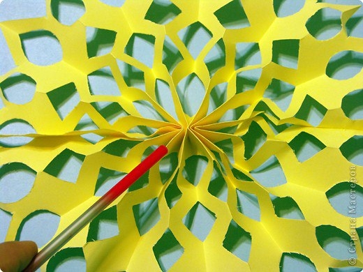 Объемные снежинки